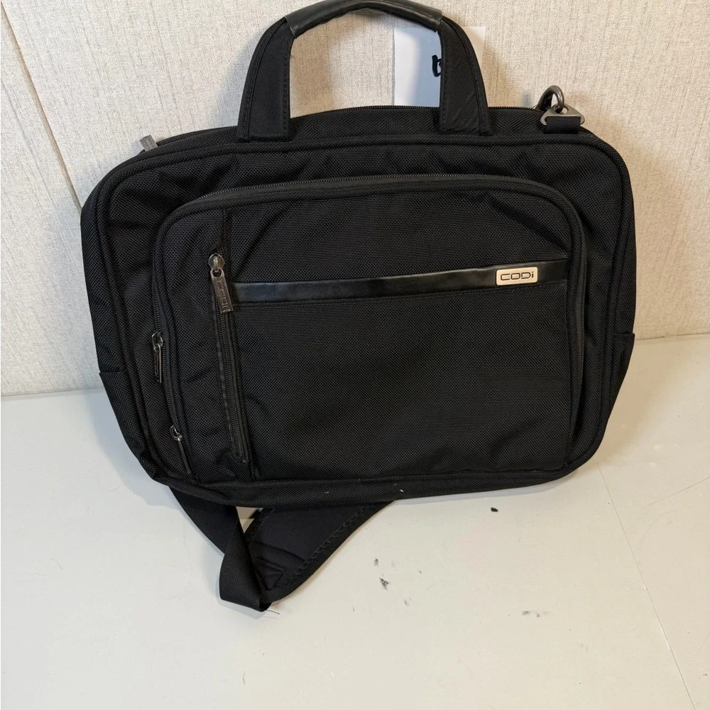Black Men's Laptop Messenger Bag‎